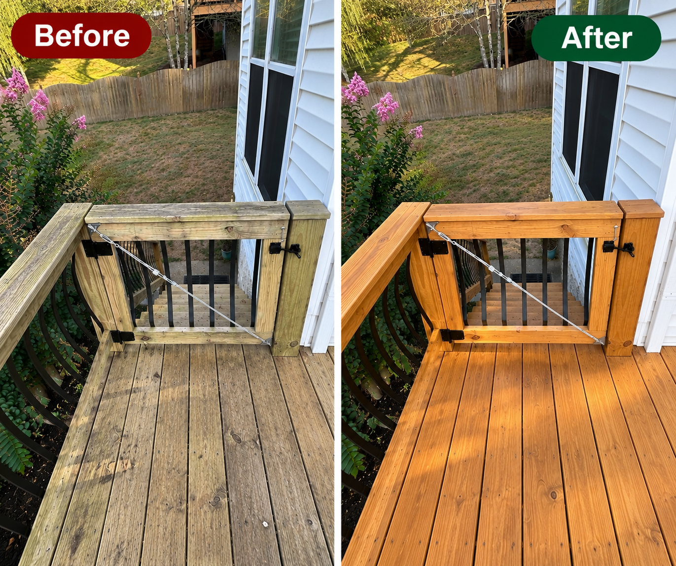 Hardin Valley hillside deck