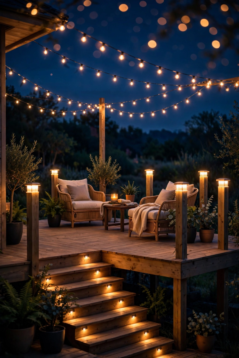 Deck Lighting Ideas That Look Good After Dark